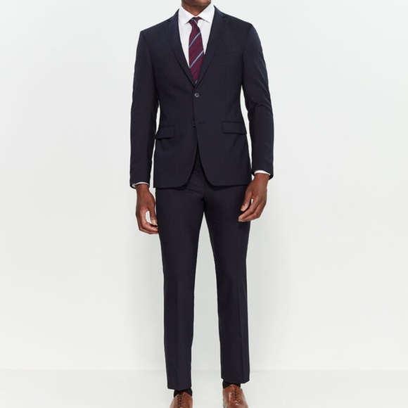John Varvatos Other - John Varvatos Grey One Button Cord Blazer Suit 46